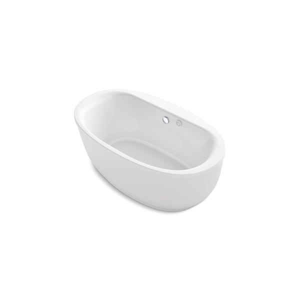 Kohler Air Tub, 65-13/16 in L, 36 in W, White, Acrylic, Center 1967-GHW-0 - main